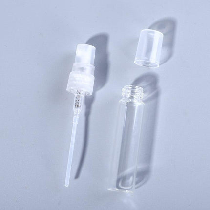 10Pcs 3/5/10ml Glass Perfume Bottle Atomizer Pump Spray Comestic Container AU - Aimall