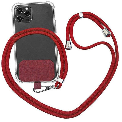 Universal Mobile Phone Lanyard Adjustable Hanging Neck Strap With Patch Fashion - Aimall