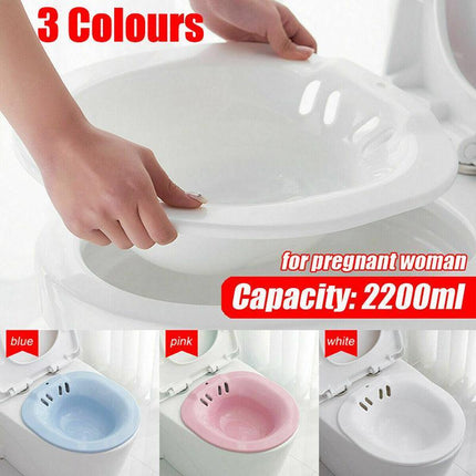 AU Portable Hemorrhoid Therapy Sitz Bath Toilet Bidet Tub for Pregnant PatientAU - Aimall