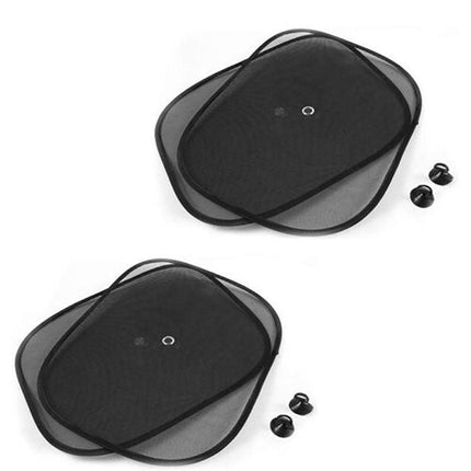 2 Pack Car Suv Sun Shade Side Rear Window Visor Covers Child Anti Uv Protector - Aimall