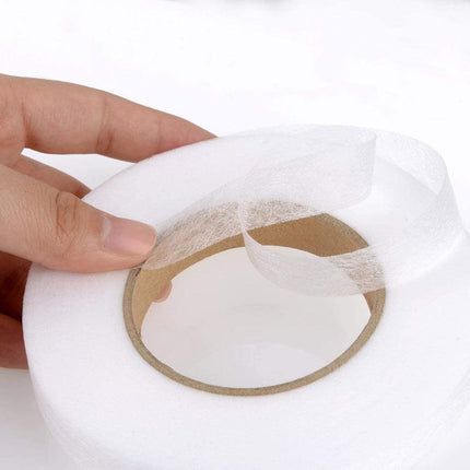 1-5Rolls 64M Fabric Fusing Tape Adhesive Hem Iron-on Tape Hemming Tape 15mm Wide - Aimall