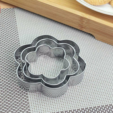 12Pcs Stainless Steel Cookie Biscuit DIY Mold Star Heart Cutter Baking Mould AU - Aimall