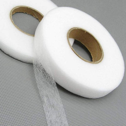 1-5Rolls 64M Fabric Fusing Tape Adhesive Hem Iron-on Tape Hemming Tape 15mm Wide - Aimall
