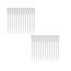 100X 3mL Plastic Pipettes Eye Dropper Disposable Graduated Transfer Liquid - Aimall