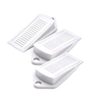 3PCS Thick Rubber Wedge Door Stoppers Floor Carpet Heavy Duty Door Stop Security - Aimall