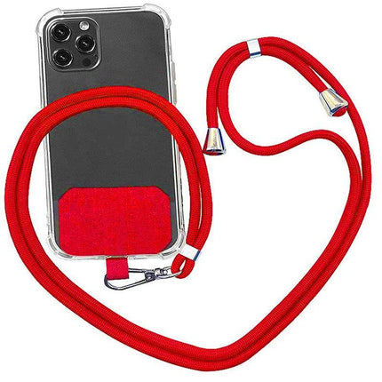 Universal Mobile Phone Lanyard Adjustable Hanging Neck Strap With Patch Fashion - Aimall