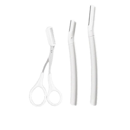 3PCS Eyebrow Razor Set Pro Trimmer Women's Sharper Facial Blade Hair Shaving AU - Aimall