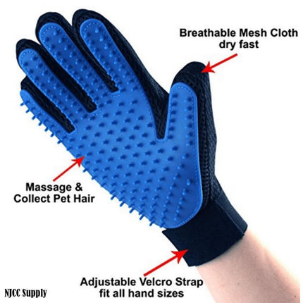 Pet Dog Cat Massage Hair Removal Grooming Comb Touch Cleaning Brush Magic Glove - Aimall