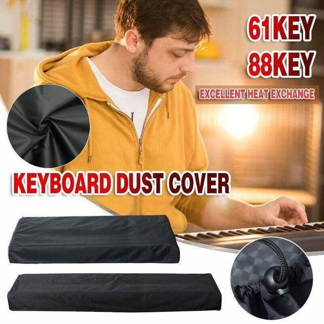 61/88 Key Piano Keyboard Dust Cover for Electronic Keyboard and Digital Piano - Aimall
