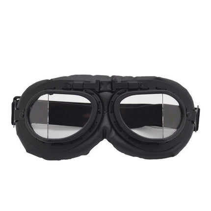 Vintage Pilot Motorcycle Racing Goggles Aviator Retro ATV UTV Dirt Bike Eyewear - Aimall