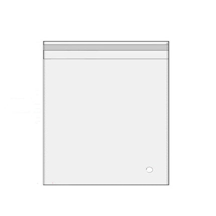 100-1000pcs Self Adhesive Seal Clear bag OPP Cellophane Plastic Cello Air Hole - Aimall