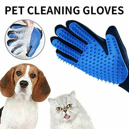 Pet Dog Cat Massage Hair Removal Grooming Comb Touch Cleaning Brush Magic Glove - Aimall