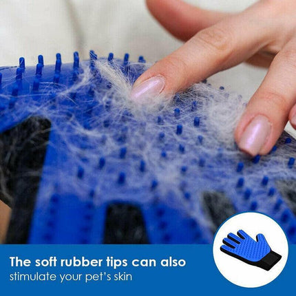 Pet Dog Cat Massage Hair Removal Grooming Comb Touch Cleaning Brush Magic Glove - Aimall
