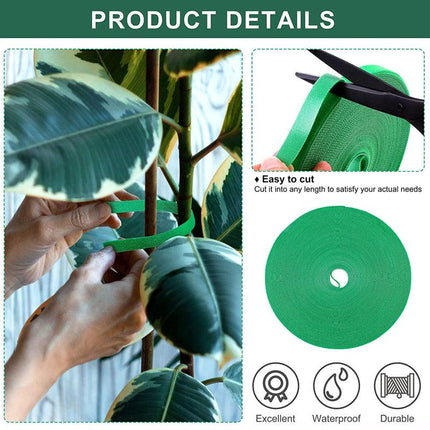 3 Rolls Nylon Tie Tape Plant Ties Supports Bamboo Cane Wrap Support Garden AU - Aimall