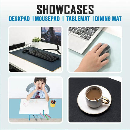 60*30CM Leather Mouse Pad Gaming Waterproof Mousepad Desk Mat Anti-slip Rubber - Aimall
