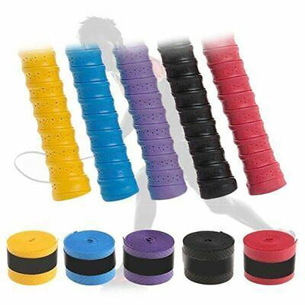 4x8x Anti-slip Tennis Badminton Squash Racquet Over Grip Tape Overgrip Sweatband - Aimall