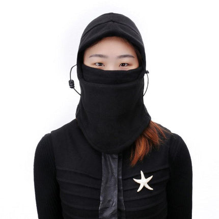 THERMAL FLEECE BALACLAVA Ski Snowboard Motorbike Face Mask Hood Hat Beanie Warm - Aimall