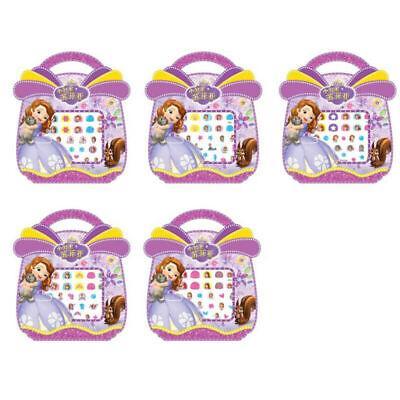 Kids nail stickers Frozen Minnie Pony Peppa princess nail art girls kids Barbie - Aimall