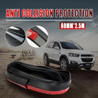 Universal Rubber Car Front Bumper Lip Skirt Protector Body Spoiler Splitter 2.5M - Aimall