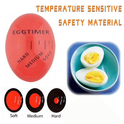 Colour Changing Egg Timer Perfect Boiled Eggs By Temperature Kitchen Helper AU - Aimall
