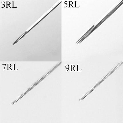 50PCS Disposable Tattoo Needles Round Liner 1RL 3RL 5RL 7RL 9RL Needles AU STOCK - Aimall