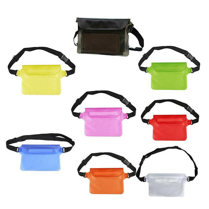 Waterproof Underwater Waist Belt Bum Bag Beach Swimming Boating Dry Phone Pouch - Aimall