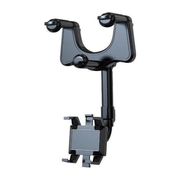 360° Rotatable And Retractable Car Phone Holder Rearview Mirror Multifunctional - Aimall