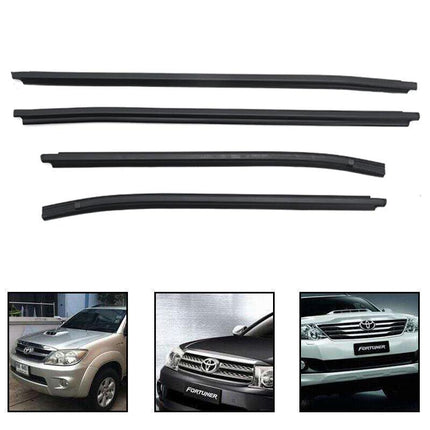 05-15 Fit Toyota Hilux Double Cab Window Glass Seals Rubber Window Weather Strip - Aimall