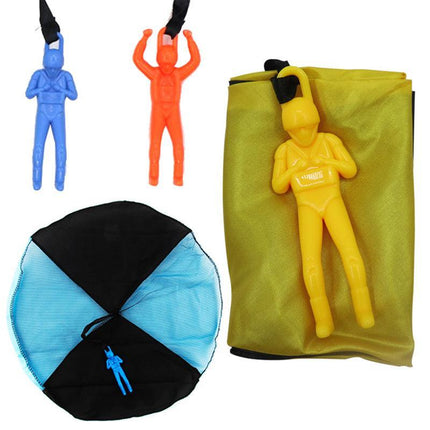 Hand Throwing Mini Soldier Parachute Funny Toy Kid Outdoor Game Play Educational - Aimall