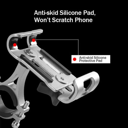 360° Rotate Aluminum Bike Bicycle Handlebar Mobile Phone Holder Mount Universal - Aimall