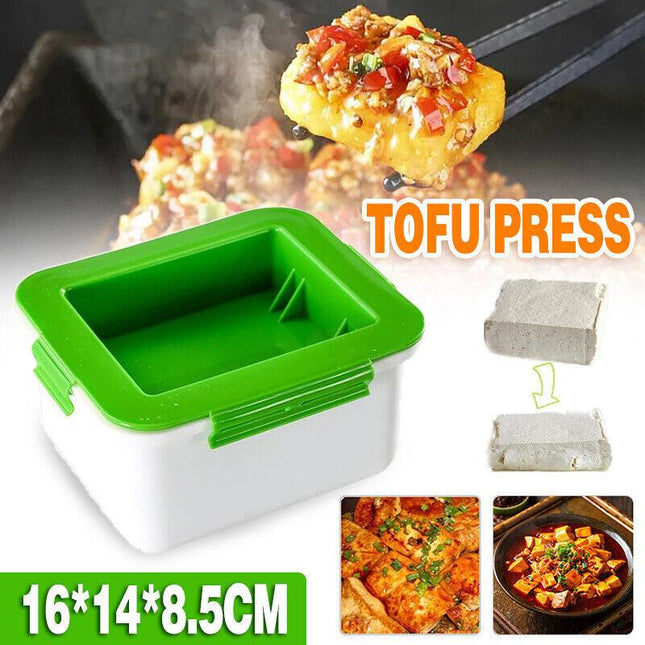 SIMPLE Tofu Press/Marinating Dish, Removes Moisture From Tofu Automatically AU - Aimall