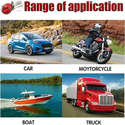 2Pcs Super Horn 12V 60DB Super Loud Horn Snail Motorcycle Car Truck Boat Train - Aimall