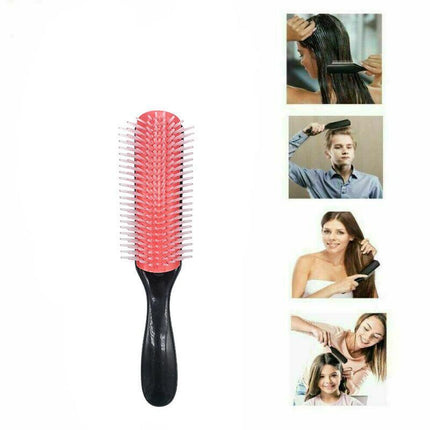 New Hair Styling Brush Classic D3 Medium (9 row) Comb Styling Hairbrush AU HOT - Aimall