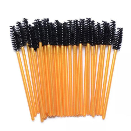 50-200 Disposable Mascara Wands Eyelash Brushes Applicator Lash Extension Brush - Aimall