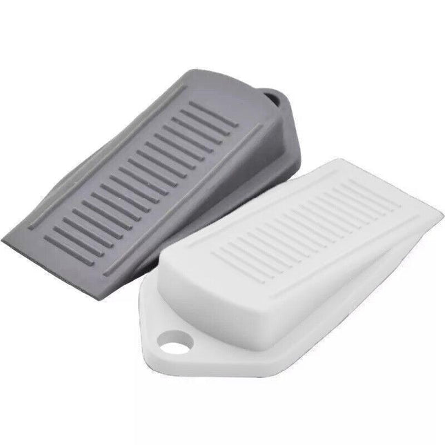 3PCS Thick Rubber Wedge Door Stoppers Floor Carpet Heavy Duty Door Stop Security - Aimall