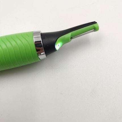 Hair Trimmer Groomer Nose Ear Eyebrows Neck hair Razor with light micro touch AU - Aimall