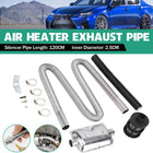 Air Diesel Heater Car Parking Exhaust Pipe Hose + 24mm Silencer Muffler Filter - Aimall