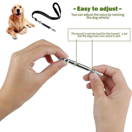 Dog Puppy Obedience Training Whistle Control Bark Stop Barking Deterrent to Pet - Aimall