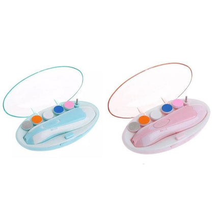 Electric Baby Nail Trimmer Infant Newborn Safe Grinder Clipper Tools Set AUStock - Aimall