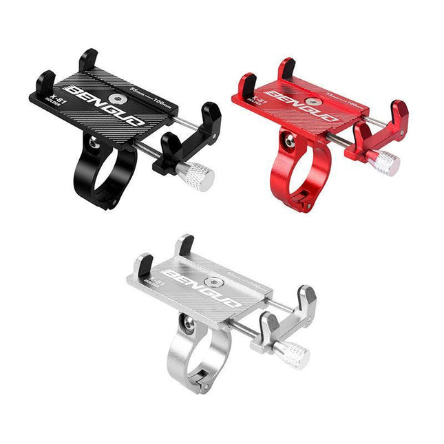 Mobile Phone Holder Bicycle Handlebar Aluminium alloy For Bike Motorcycle Stock - Aimall