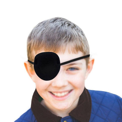 1/2/3/4/5PCS Eye Patch Shade Concave Washable Soft Adjustable Strap Black AU - Aimall