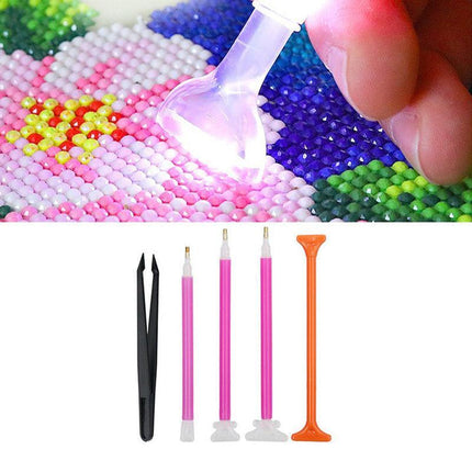 70 Piece Diamond Painting Tools Box 5D Diamond Accessories Diy Art Craft Pen Set - Aimall