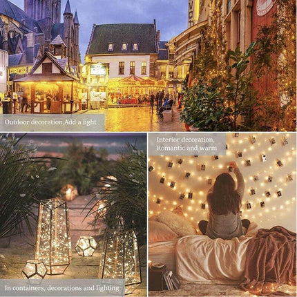5M 10M 20M USB Powered Copper Wire String Fairy Lights Xmas Wedding Party Home - Aimall