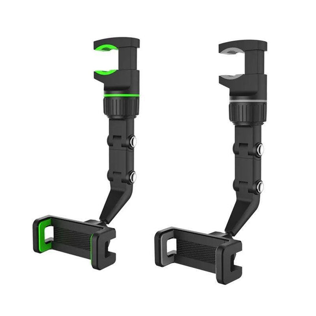 360°Car Rear View Mirror Mount Holder Stand For Phone Multifunctional Universal~ - Aimall