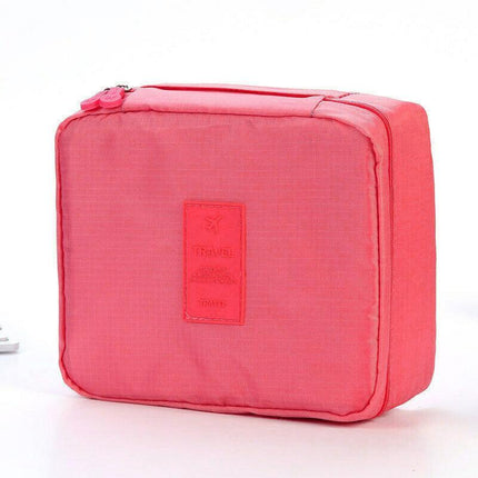Travel Cosmetic Storage MakeUp Bag Folding Toiletry Wash Organizer Pouch New AU - Aimall