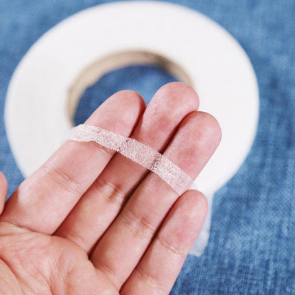 1-5Rolls 64M Fabric Fusing Tape Adhesive Hem Iron-on Tape Hemming Tape 15mm Wide - Aimall