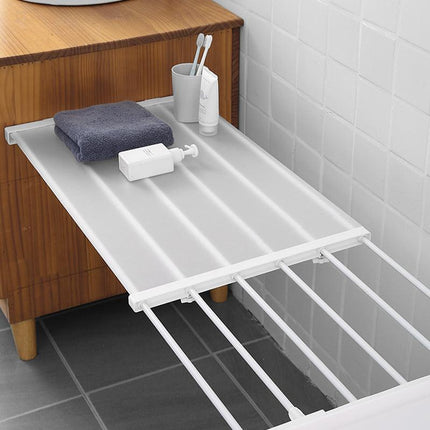 12 Sizes Adjustable Rack Hanger Rod Shelf Closet Kitchen Organiser Separator AU - Aimall