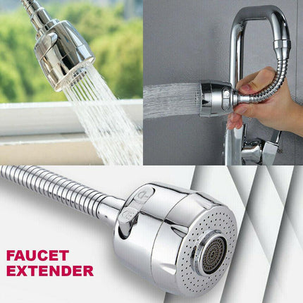 Kitchen Universal Faucet Splash-proof Head Pressurized Nozzle Bubbler 360° AU - Aimall