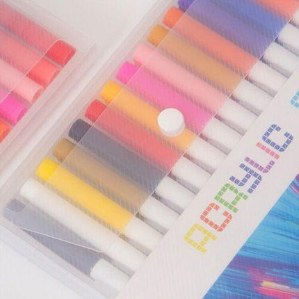 21 Acrylic Paint Marker Pens Set Permanent Stone Glass Metal Fabric Waterproof - Aimall