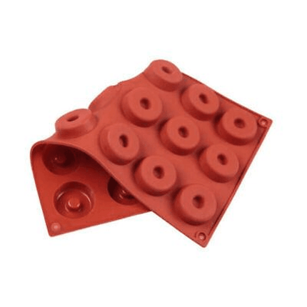 18 Cavity Mini Donut Doughnut Chocolate Pan Tray Silicone Mold Baking Cake Mould - Aimall